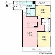プレディアコート平野町の間取り画像
