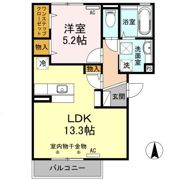 エスポワール・東和田 Bの間取り画像
