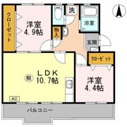 ロイヤルマンション1号棟の間取り画像