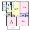 グリーンパレスAの間取り画像