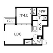 キングハウス豊平4条9丁目の間取り画像