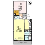 Cozy Court竹中（ｺｰｼﾞｰｺｰﾄﾀｹﾅｶ）の間取り画像