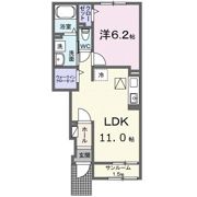 ハルメゾン αの間取り画像