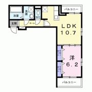 エクラ宝塚の間取り画像