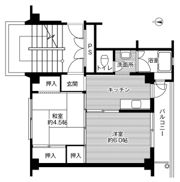 ビレッジハウス向田2号棟の間取り画像