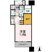 D'クラディア郡山駅前 405号室の間取り画像