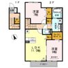 D-room松江東の間取り画像