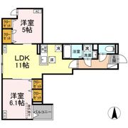 グラナーデ千住緑町の間取り画像