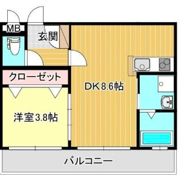 リファレンス中央町の間取り画像