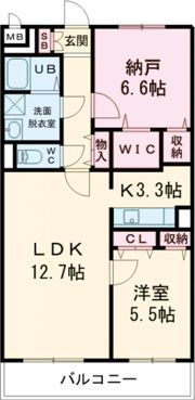 ミアカーサT．Gの間取り画像