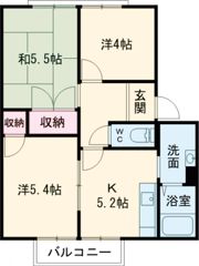 ガーデンハイツ緑ケ丘Gの間取り画像