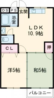 ウィンドヒル住道の間取り画像