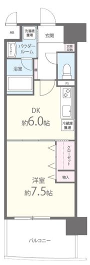 Art Pension高井田の間取り画像