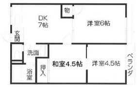 コーポ藍の間取り画像