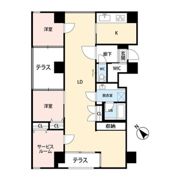 ザ・パーク一番堀の間取り画像