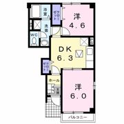 エレガンテ・パルコⅠの間取り画像