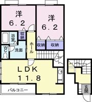 クラール・Mの間取り画像