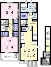 ロジュマンⅡの間取り画像