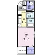 ルリアン追分町の間取り画像