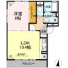 D-room桜町 D棟の間取り画像