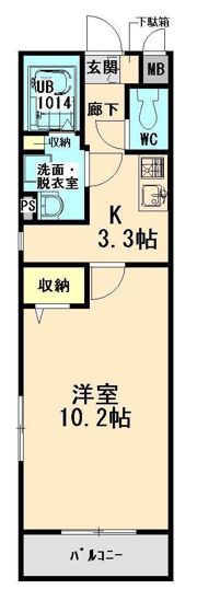 シャトーヴェールの間取り画像