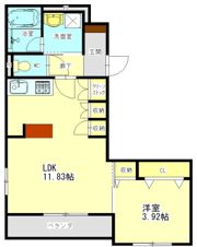 クレアールの間取り画像