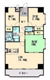 グローバルマンションときわの間取り画像