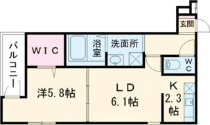 フジパレス三国ヶ丘ノースの間取り画像