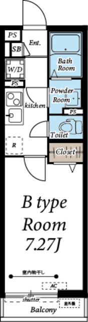 ヴィラ船橋Ⅱの間取り画像