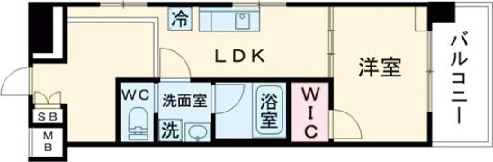 Re-be東三国の間取り画像