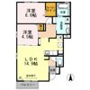ロジュマン浜乃木Ⅲの間取り画像