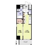 クレストタワー栄の間取り画像