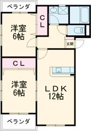 プレステージ加奈陀の間取り画像