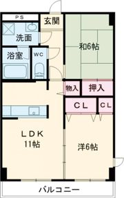 エトワール喜連の間取り画像