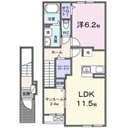 ルナソレイユの間取り画像