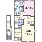 ルナソレイユの間取り画像
