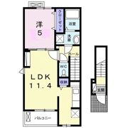 メゾンIL四倉の間取り画像