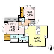 リュミエールの間取り画像