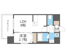 ブランシエスタ千早RJRの間取り画像