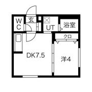 Maison Kamuy 本郷通(メゾンカムイホンゴウドオリ)の間取り画像