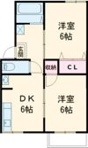 リバティーミズタニの間取り画像