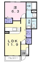 ベル・ミルトAの間取り画像
