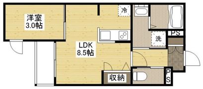 月光安芸中央の間取り画像