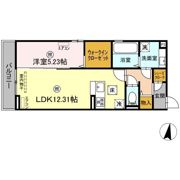 D-room畑沢Bの間取り画像