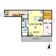 D-room畑沢Bの間取り画像