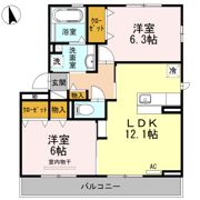 プランドールの間取り画像