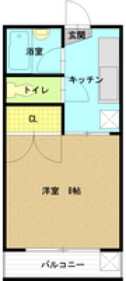 コーポ杉山の間取り画像