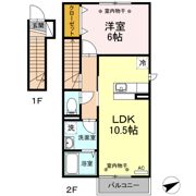 Dーroom青葉 Bの間取り画像