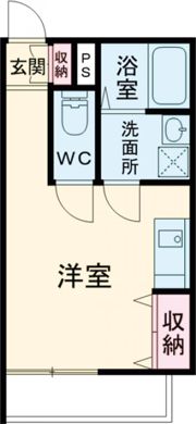 chou chou Nakamiya EASTの間取り画像