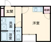 chou chou Nakamiya WESTの間取り画像